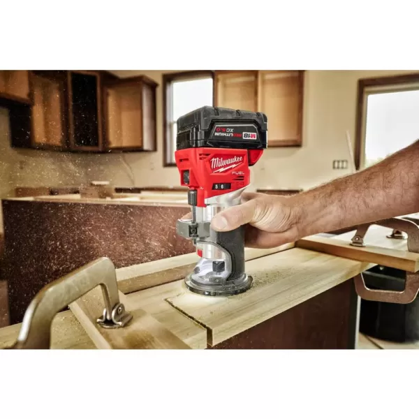 Milwaukee M18 FUEL 18-Volt Lithium-Ion Brushless Cordless Jig Saw/Compact Router/3-1/4 in. Planer Combo Kit (3-Tool)