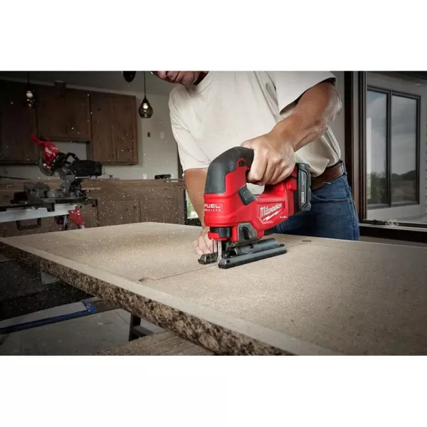 Milwaukee M18 FUEL 18-Volt Lithium-Ion Brushless Cordless Jig Saw/Compact Router/3-1/4 in. Planer Combo Kit (3-Tool)