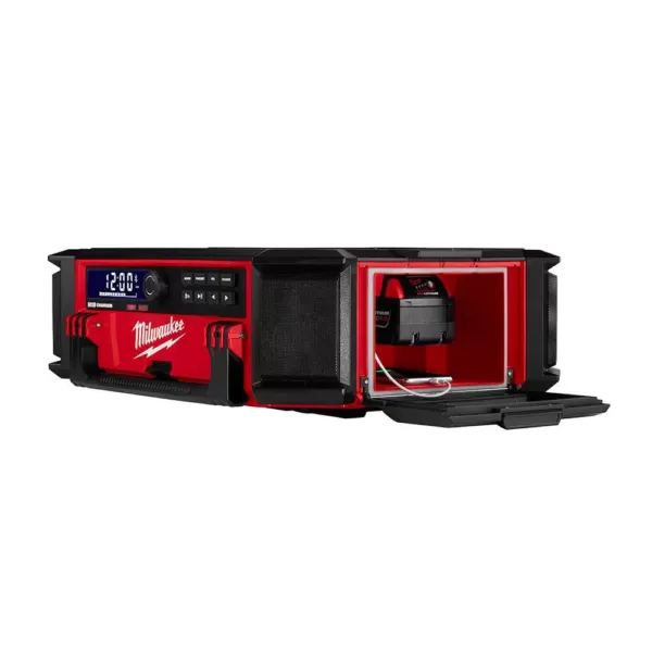 Milwaukee M18 Lithium-Ion Cordless PACKOUT Radio/Speaker with Built-In Charger