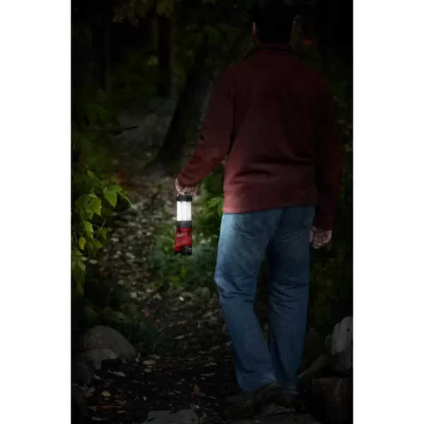 Milwaukee M12 12-Volt Lithium-Ion Cordless 400-Lumen LED Lantern/Flood Light with M12 Jobsite Speaker and 3.0 Ah Battery