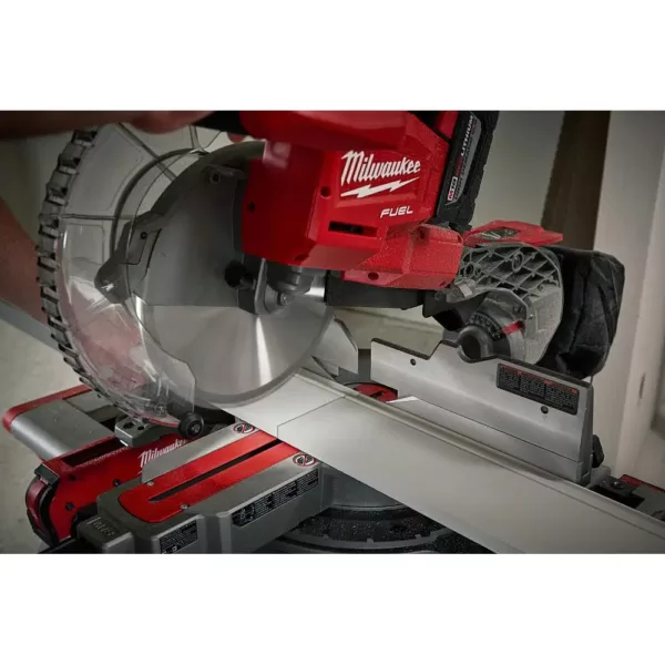 Milwaukee M18 FUEL 18-Volt Lithium-Ion Brushless 10 in. Cordless Dual Bevel Sliding Compound Miter Saw with Compact Router