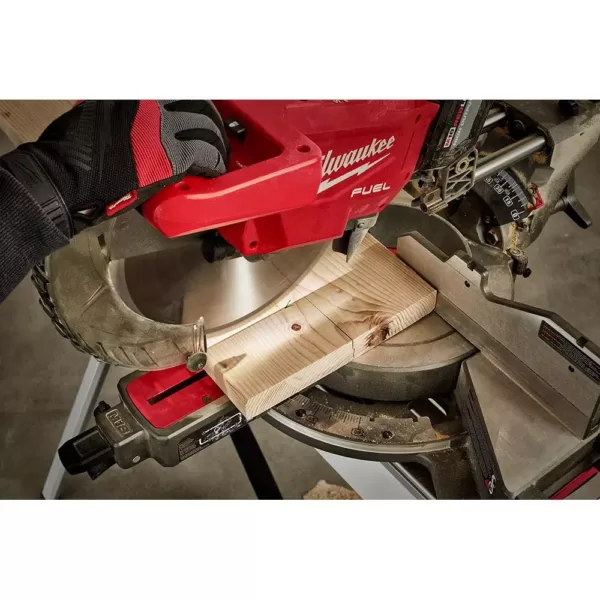 Milwaukee M18 FUEL 18-Volt Lithium-Ion Brushless 12 in. Cordless Dual Bevel Sliding Compound Miter Saw with 8-1/4 in. Table Saw