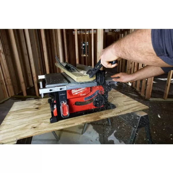 Milwaukee M18 FUEL 18-Volt Lithium-Ion Brushless 12 in. Cordless Dual Bevel Sliding Compound Miter Saw with 8-1/4 in. Table Saw