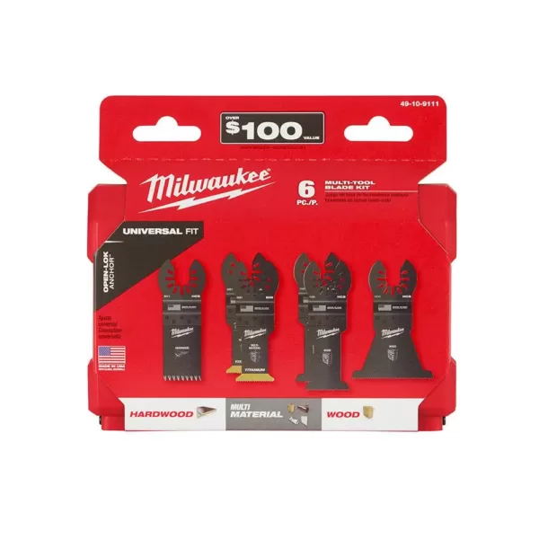 Milwaukee Oscillating Multi-Tool Blade Kit (6-Piece)