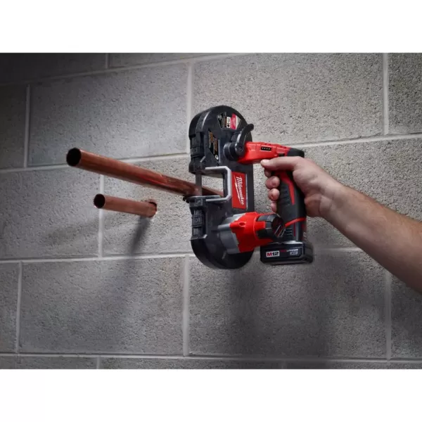 Milwaukee M12 12-Volt Lithium-Ion Cordless Sub-Compact Band Saw with 4.0 Ah M12 Battery