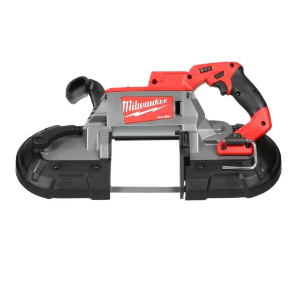 Milwaukee M18 FUEL 18-Volt Lithium-Ion Brushless Cordless Deep Cut Band Saw and Reciprocating Saw with Two 6.0 Ah Batteries