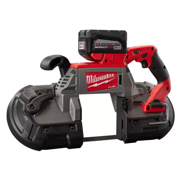 Milwaukee M18 FUEL 18-Volt Lithium-Ion Brushless Cordless Deep Cut Band Saw Kit  W/(2) 9.0Ah Batteries, Rapid Charger & Hard Case