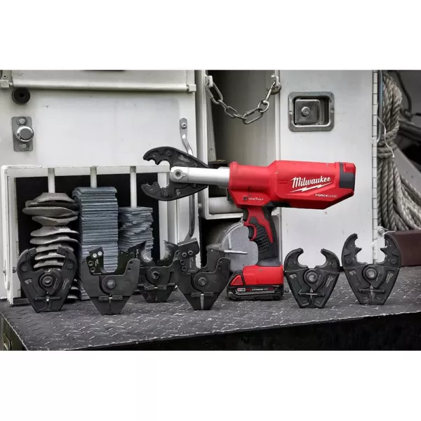 Milwaukee M18 18-Volt Lithium-Ion Cordless FORCE LOGIC 6-Ton Pistol Utility Crimping (Tool-Only)