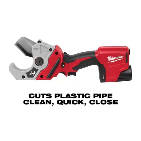 Milwaukee M12 12-Volt Lithium-Ion Cordless PVC Pipe Shear (Tool-Only)