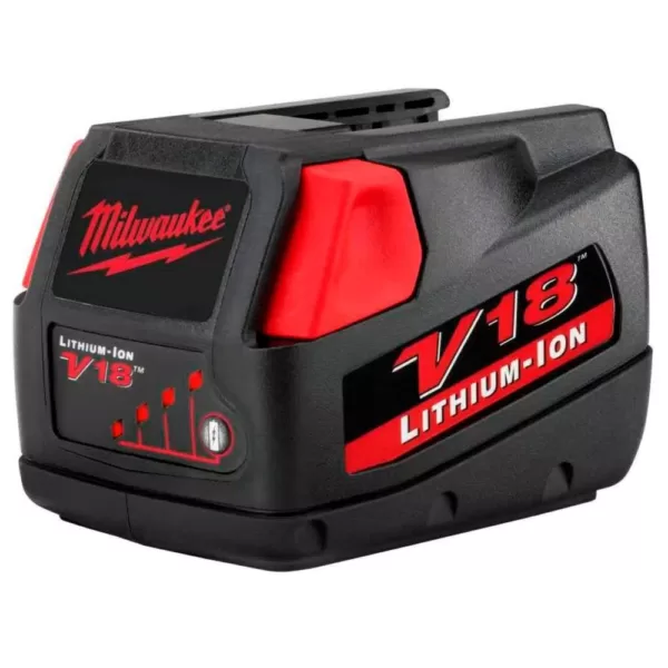 Milwaukee V18 18-Volt Lithium-Ion Slide-Style Battery Pack 3.0Ah for Select Milwaukee V18 Tools