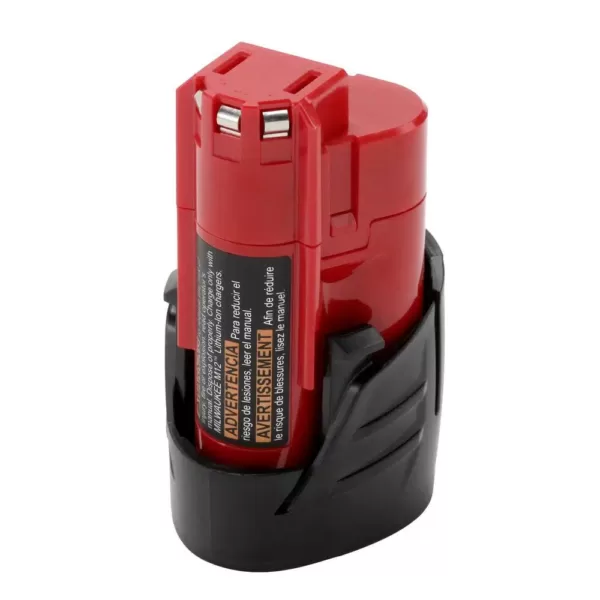 Milwaukee M12 12-Volt Lithium-Ion Compact Battery Pack 1.5Ah (2-Pack)