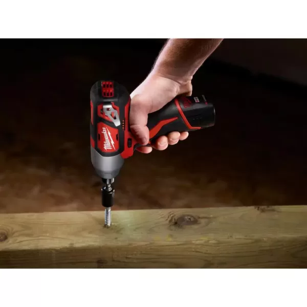 Milwaukee M12 12-Volt Lithium-Ion Cordless Drill Driver/Impact Driver Combo Kit (2-Tool)W/ Free M12 2.0Ah Compact Battery