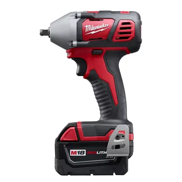 Milwaukee M18 18-Volt Lithium-Ion Cordless Combo Tool Kit (6-Tool) with 3/8 in. Impact Wrench and Blower