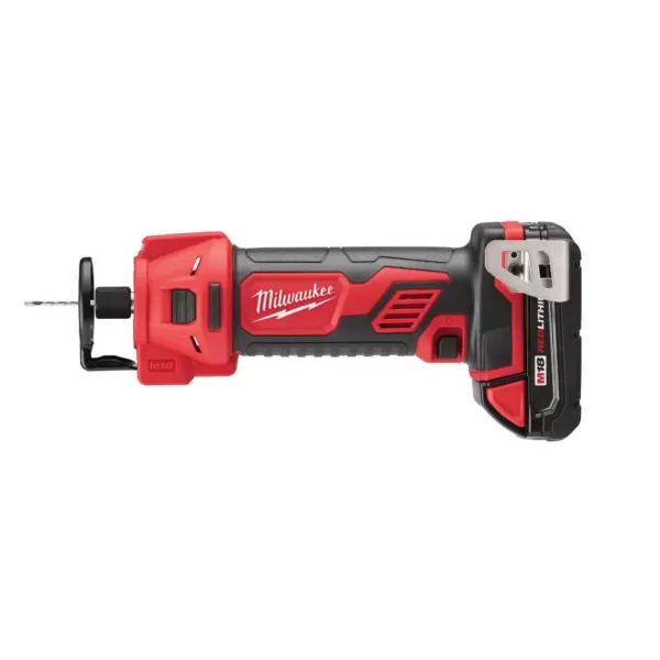 Milwaukee M18 FUEL 18-Volt Lithium-Ion Brushless Cordless Drywall Screw Gun Compact Kit with M18 Cutout Tool