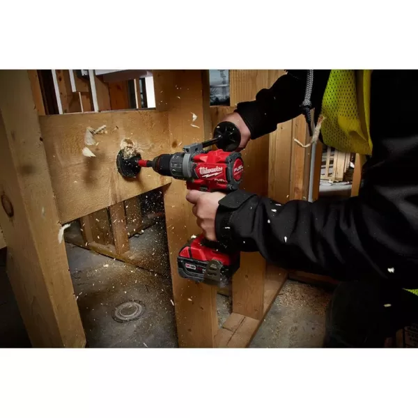 Milwaukee M18 FUEL 18-Volt Lithium-Ion Brushless Cordless Hammer Drill/HACKZALL/ Impact Driver Combo Kit (3-Tool) 4-Batteries