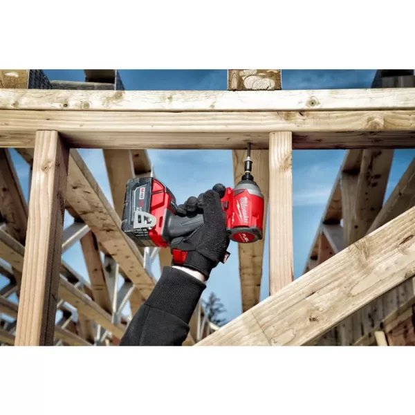 Milwaukee M18 FUEL 18-Volt Lithium-Ion Brushless Cordless Hammer Drill/Band Saw/Impact Driver Combo Kit (3-Tool) w/ 4-Batteries