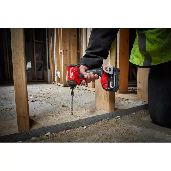 Milwaukee M18 FUEL 18-Volt Lithium-Ion Brushless Cordless Hammer DrillBraking Grinder/Impact Driver Combo Kit (3-Tool)