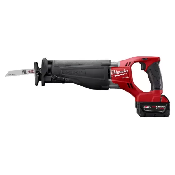 Milwaukee M18 FUEL 18-Volt Lithium-Ion Brushless Cordless Combo Kit (5-Tool) with  M18 FUEL Grinder with Paddle Switch