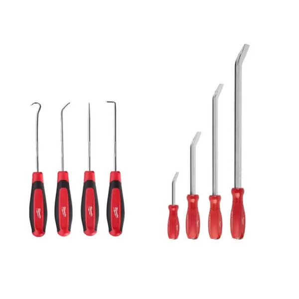 Milwaukee Pry Bar Set with Hook and Pick Set (8-Piece)