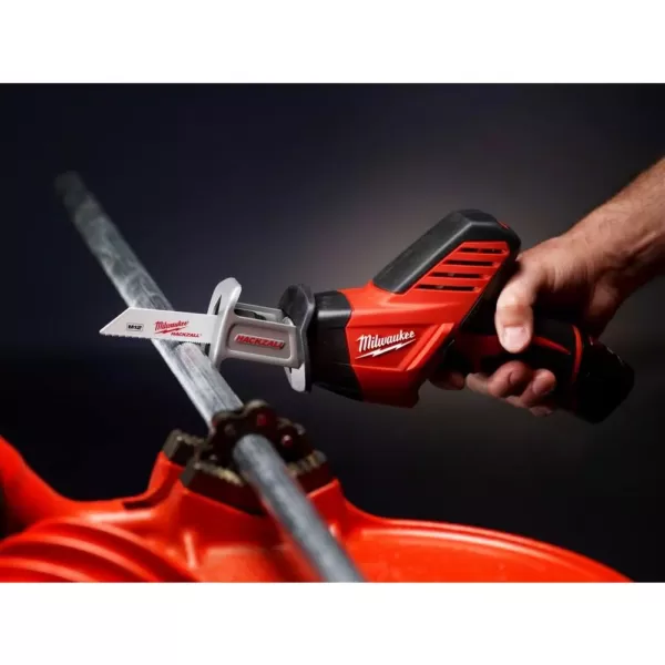 Milwaukee M12 12-Volt Lithium-Ion HACKZALL Cordless Reciprocating Saw with 2 1.5 Ah Batteries, Charger and Hard Case