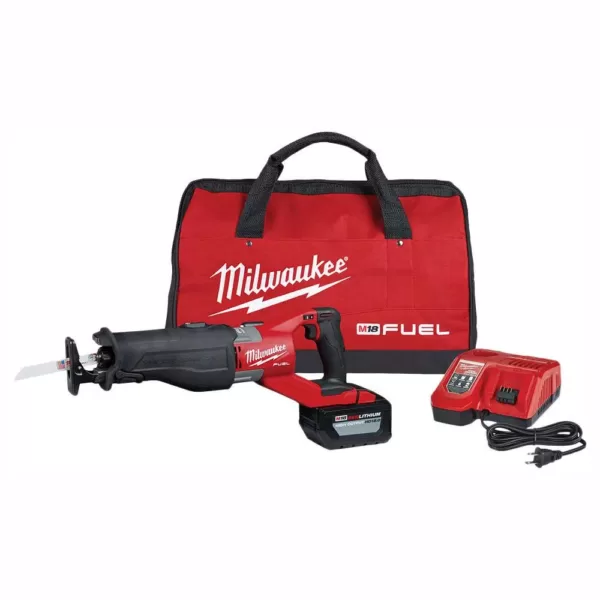 Milwaukee M18 FUEL 18-Volt Lithium-Ion Brushless Cordless SUPER SAWZALL Orbital Reciprocating Saw Kit w/(1) 12.0 Ah Battery