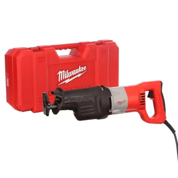 Milwaukee 13 Amp 1-1/4 in. Stroke Orbital Super Sawzall Reciprocating Saw with Hard Case