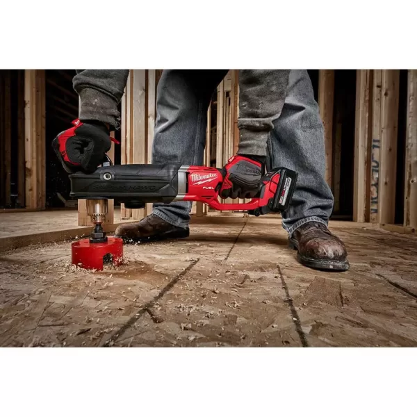 Milwaukee M18 FUEL 18-Volt Lithium-Ion Brushless Cordless GEN 2 Super Hawg 1/2 in. Right Angle Drill (Tool-Only)