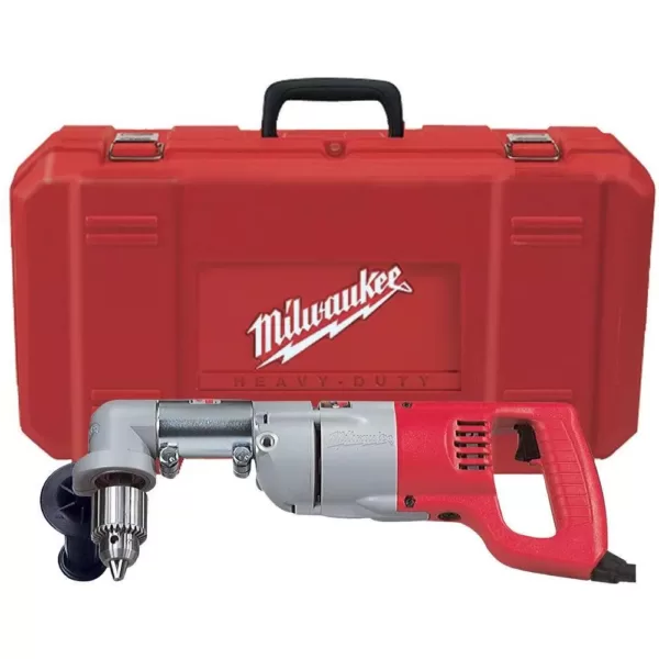 Milwaukee 7 Amp Corded 1/2 in. Corded Right-Angle Drill Kit with Hard Case