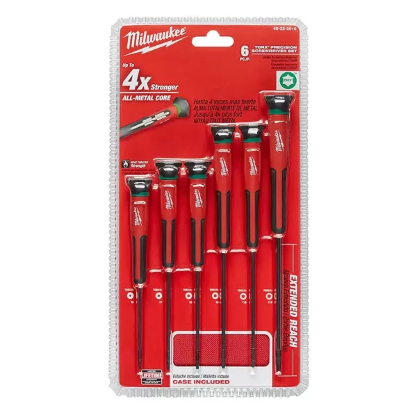 Milwaukee Torx Precision Screwdriver Set (6-Piece)