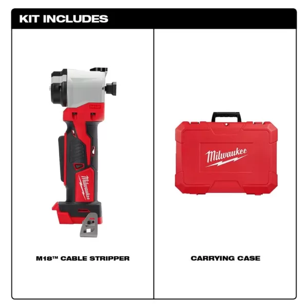 Milwaukee M18 18-Volt Lithium-Ion Cordless Cable Stripper (Tool-Only)