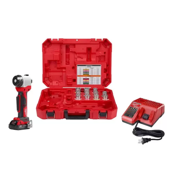 Milwaukee M18 18-Volt Lithium-Ion Cordless Cable Stripper Kit for Al THHN/XHHW Wire Cutting