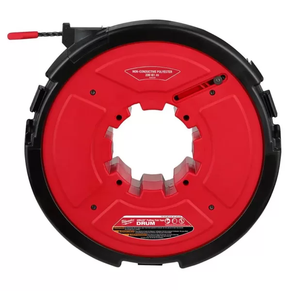 Milwaukee M18 FUEL Angler 200 ft. Non-Conductive Polyester Pulling Fish Tape Drum