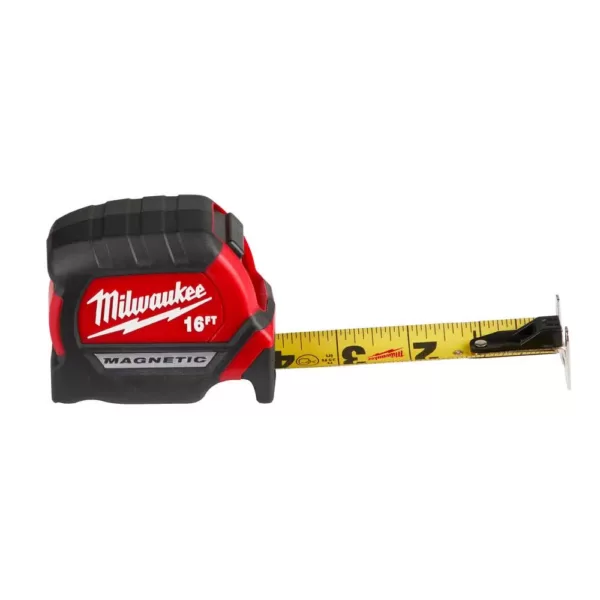 Milwaukee 16 ft. Premium Magnetic Tape Measure