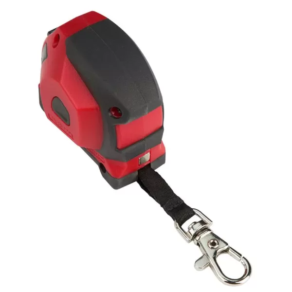 Milwaukee 10 ft. Keychain Tape Measure with LED Light