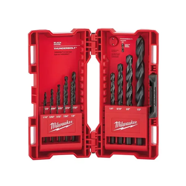 Milwaukee Black Oxide Drill Bit Set (14-Piece)