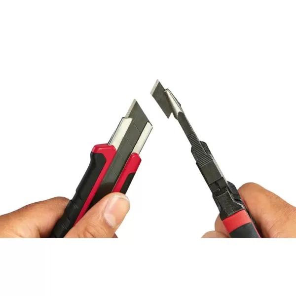 Milwaukee 25 mm Snap Off Knife with Metal Lock and Precision Cut Blade