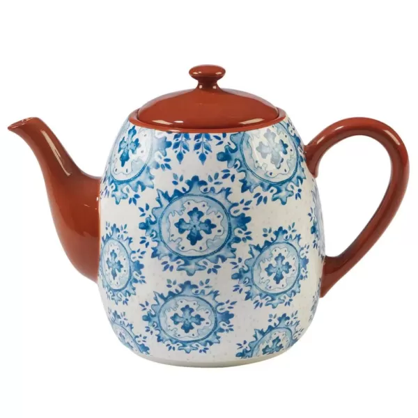 Certified International Porto 5-Cup Multi-Colored Teapot