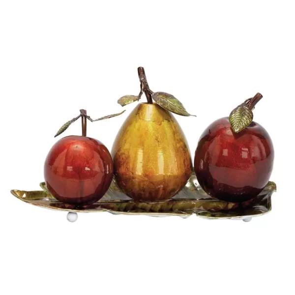 LITTON LANE Elegant Fruit Decorative Sculpture