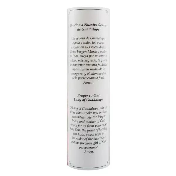 Stonebriar Collection 8 in. Virgin of Guadalupe LED Prayer Candle