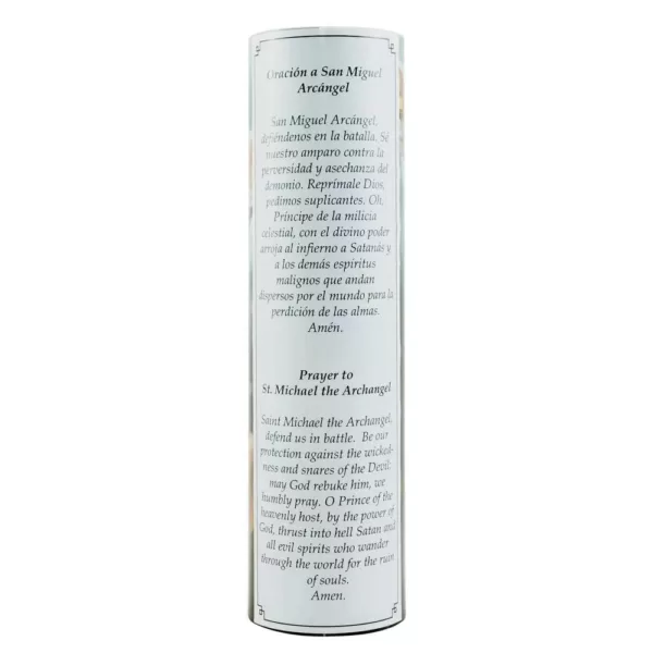 Stonebriar Collection 8 in. St. Michael LED Prayer Candle