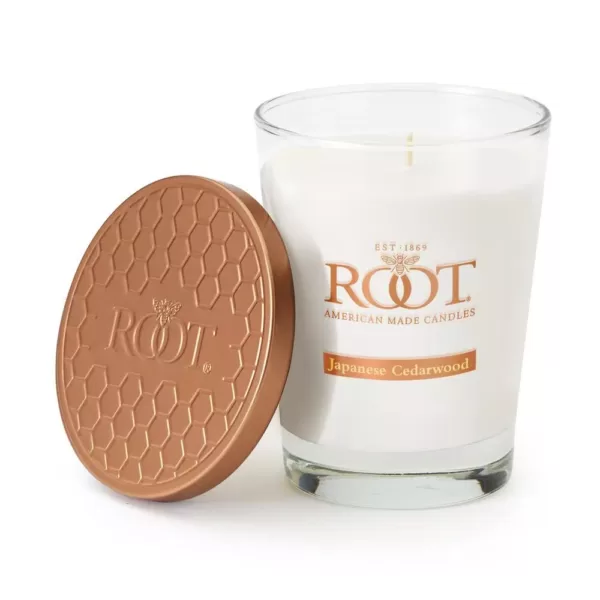 ROOT CANDLES Veriglass Japanese Cedarwood Scented Filled Jar Candle