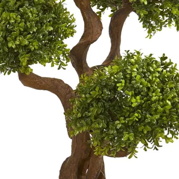 Nearly Natural 3.5 Ft. Four Ball Boxwood Artificial Topiary Tree