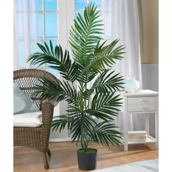 Nearly Natural 4 ft. Kentia Palm Silk Tree