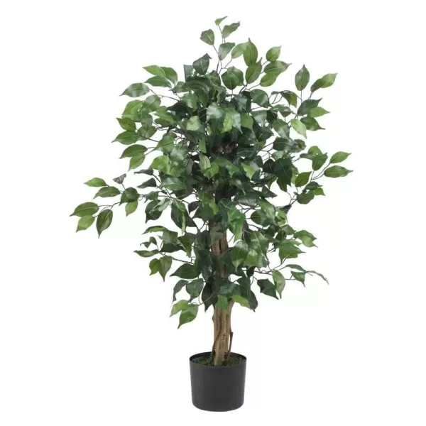 Nearly Natural Indoor 3 ft. Ficus Silk Tree