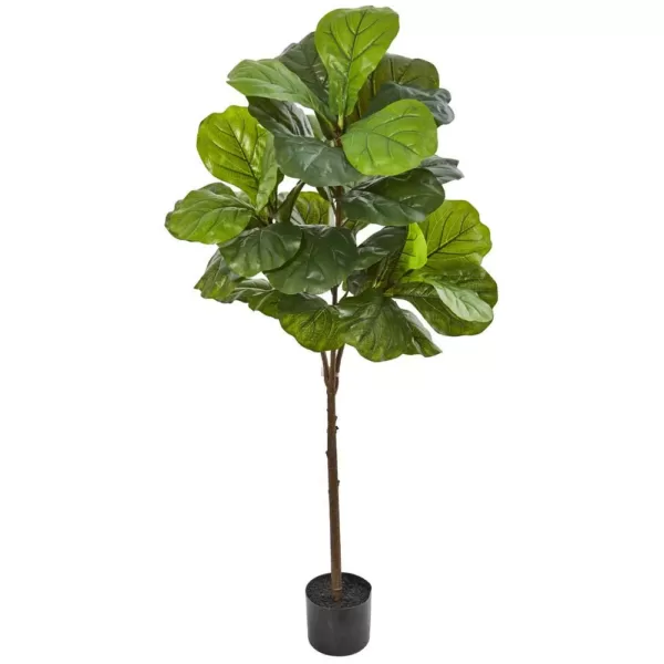 Nearly Natural 54 in. Fiddle Leaf Artificial Tree (Real Touch)