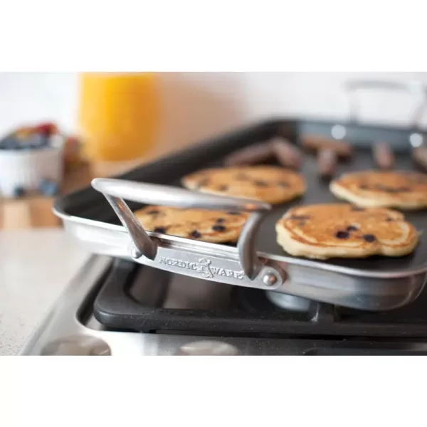 Nordic Ware Aluminum Grill Griddle with Nonstick Coating