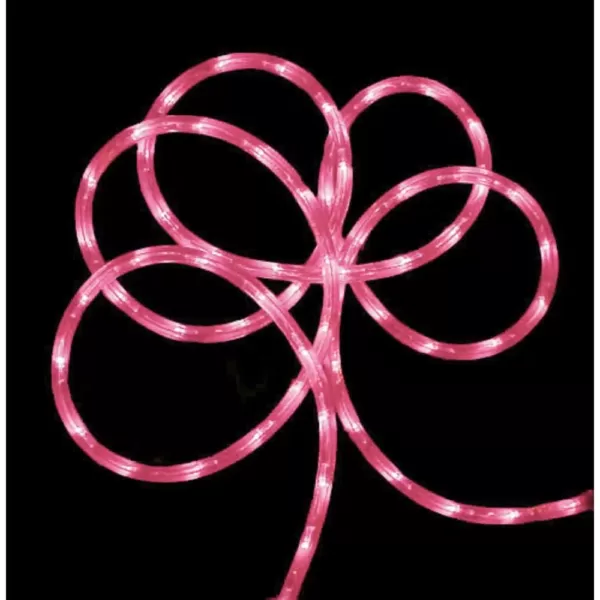 Northlight 18 ft. 108-Light Pink Indoor/Outdoor LED Christmas Rope Lights