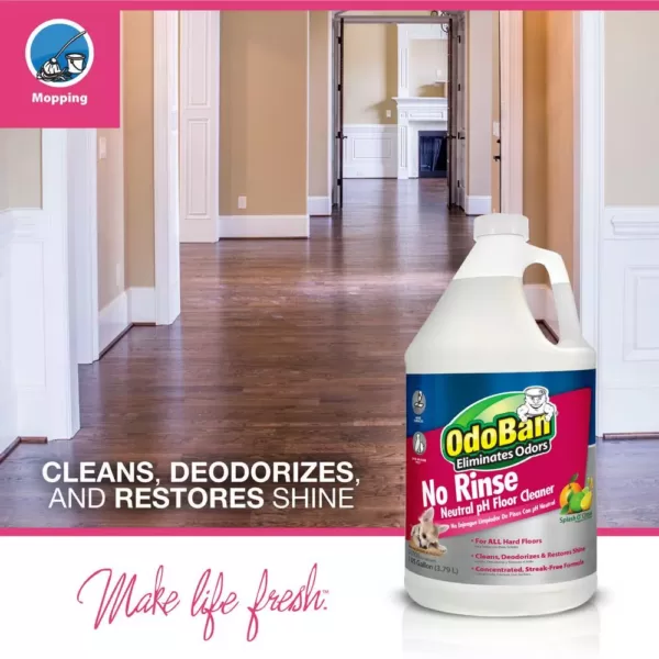 OdoBan 128 oz. No-Rinse Neutral pH Floor Cleaner