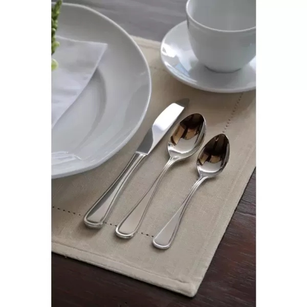 Oneida New Rim II 18/0 Stainless Steel Teaspoons, European Size (Set of 12)