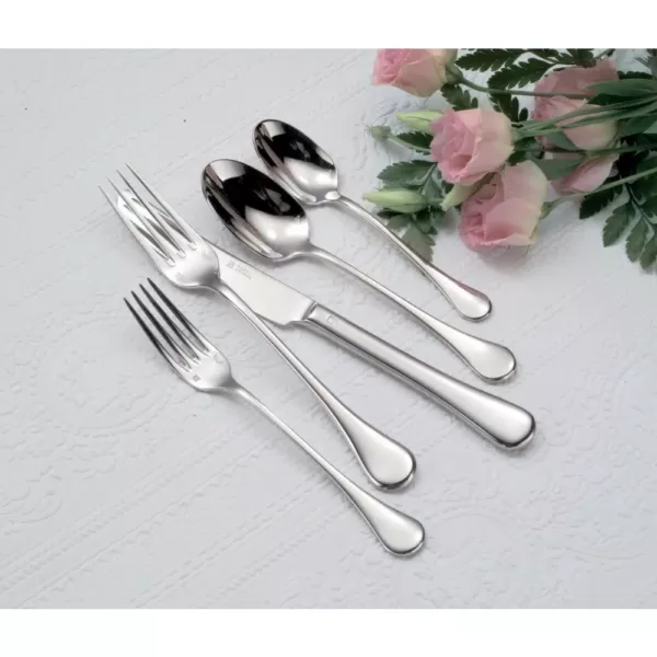 Oneida Puccini 18/10 Stainless Steel Teaspoons, U.S. Size (Set of 12)